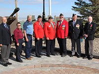 Lethbridge RCMP veterans visit Museum Courtyard